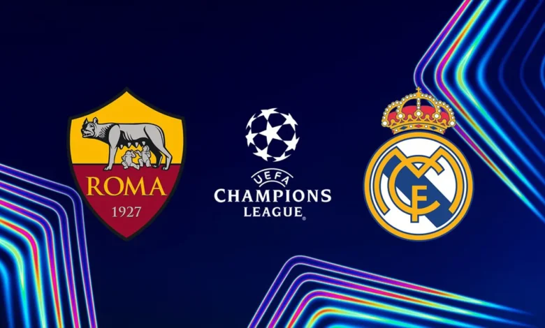 بث مباشر لمباراة ريال مدريد ضد روما في دوري أبطال أوروبا