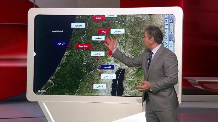 خريطة تفاعلية لاعتداءات الاحتلال على إرث الزيتون بالضفة الغربية