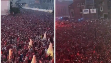 جماهير غفيرة في لشبونة لدعم رونالدو بعد أزمة المنتخب.. ما حقيقة الفيديو المتداول؟